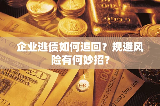 武汉企业逃债如何追回？规避风险有何妙招？