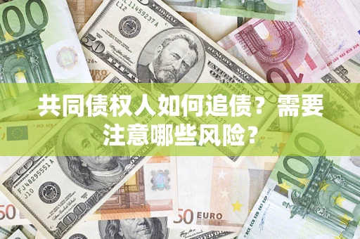 武汉共同债权人如何追债？需要注意哪些风险？
