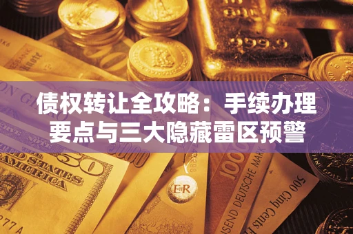 武汉债权转让全攻略：手续办理要点与三大隐藏雷区预警