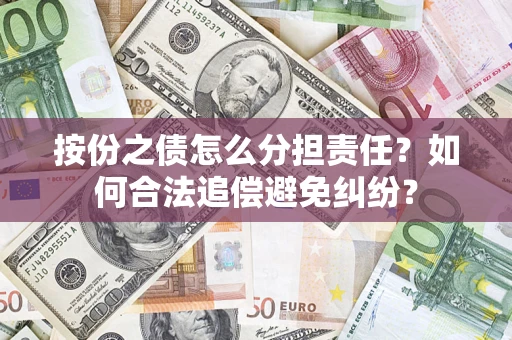 武汉按份之债怎么分担责任？如何合法追偿避免纠纷？